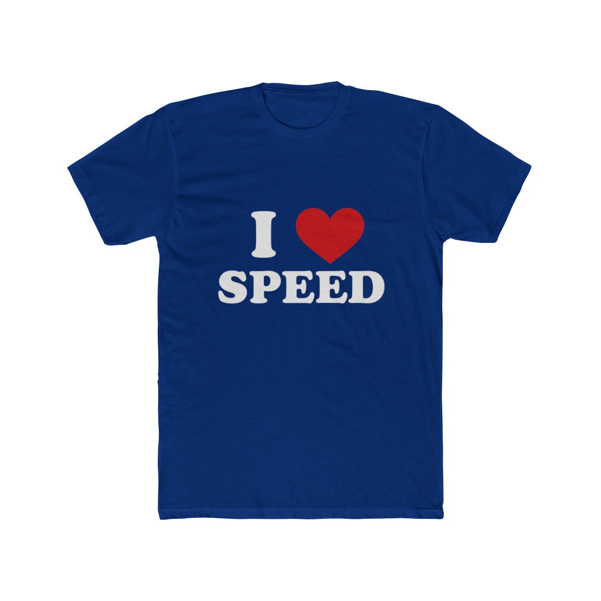 I Love Speed Graphic T-Shirt for Adrenaline Junkies