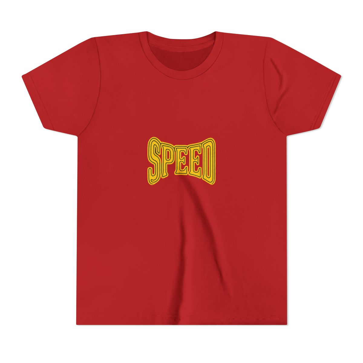 Bold Minimalist Gold Logo Black Kids T-Shirt