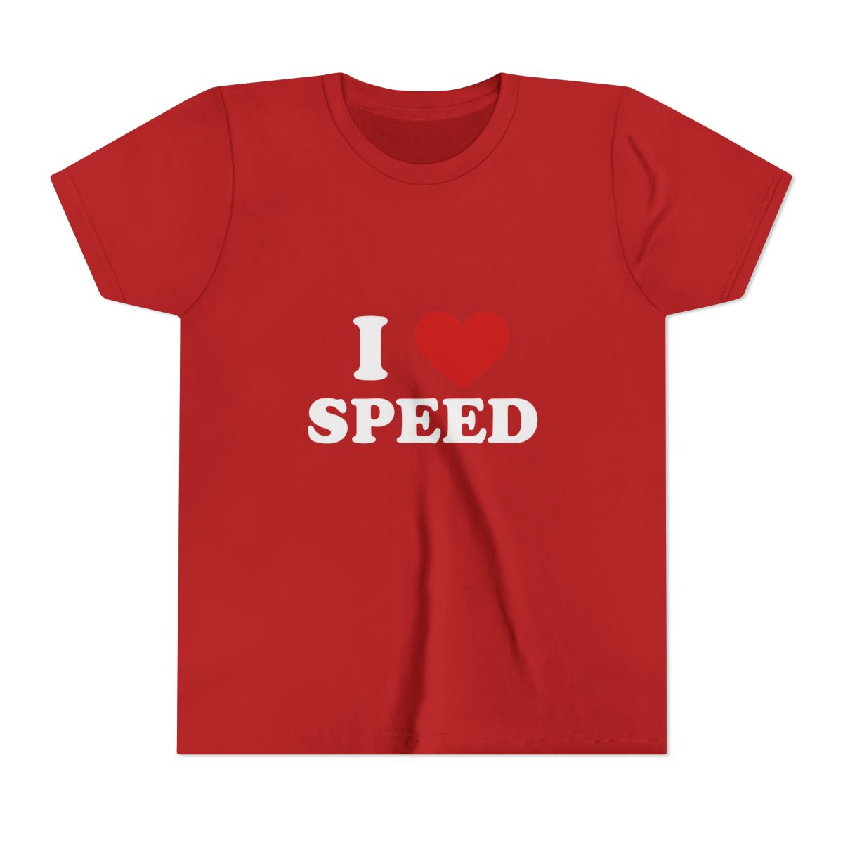 I Love Speed Graphic Kids T-Shirt for Adrenaline Junkies